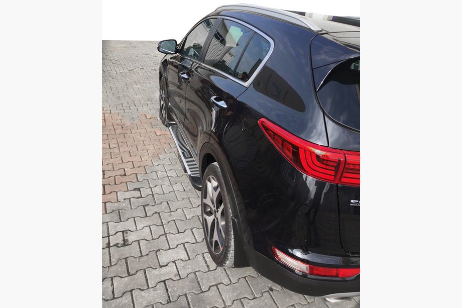 Kia Sportage 2015–2021 Boční prahy Pyramid (2 ks, hliník) Image