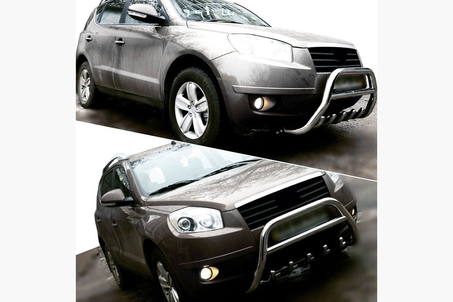 Geely Emgrand X7 2011– Přední ochranný rám (bull bar) WT003 (nerez) Image