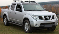 Nissan Navara 2006–2015 Ofuky oken (4 ks, Niken) fotografie 1