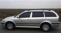 Skoda Octavia II A5 2006–2010 VÝPRODEJ! Deflektory oken SW (4 ks, HIC) fotografie 2