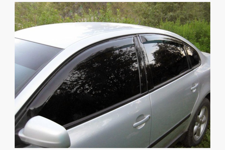 Volkswagen Passat B5 1997–2005 Okenní deflektory SD (4 ks, Niken) Image