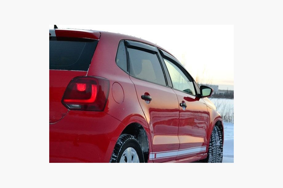 Volkswagen Polo 2010–2017 Ofuky oken HB (4 ks, Niken) Image