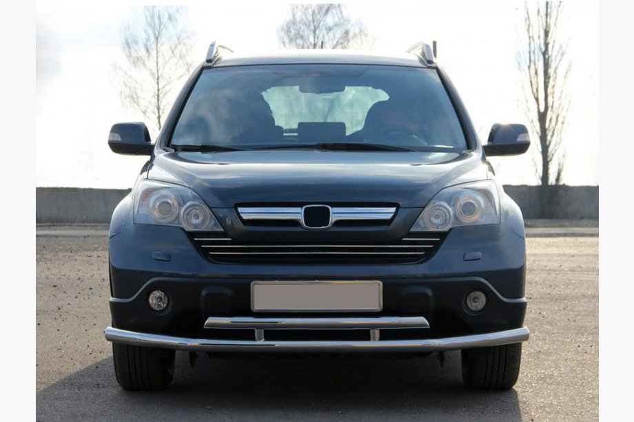 Honda CRV 2007–2011 Přední ochranný rám ST018 (nerez) Image