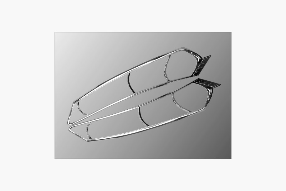 Honda Accord VIII 2008–2012 Chromové kryty brzdových světel (2 ks, plast) Image