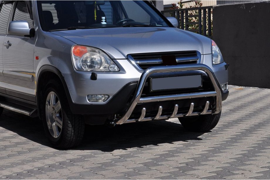 Honda CRV 2001–2006 Přední ochranný rám (bull bar) WT003 (nerez) Fotografie 4