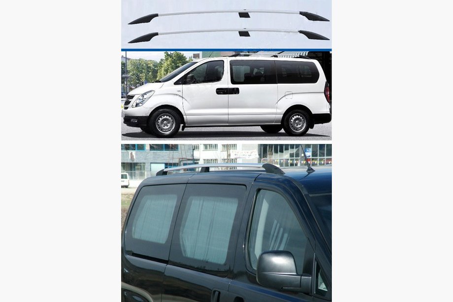 Hyundai H300, H1, Starex 2008–2020 Chromové střešní ližiny Image