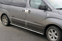 Hyundai H300, H1, Starex 2008–2020 Boční nášlapné trubky BB001 (2 ks, nerez) fotografie 1