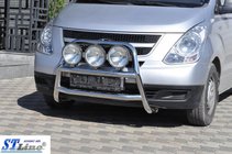Hyundai H300, H1, Starex 2008–2020 Přední ochranný rám WT018 (nerez) fotografie 3