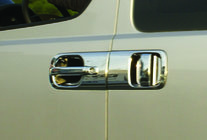 Hyundai H300, H1, Starex 2008–2020 Kryty klik dveří (8 ks, nerez) fotografie 2