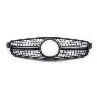 Přední maska chladiče Diamond Black Mercedes C-class W204 2007–2015 fotografie 2