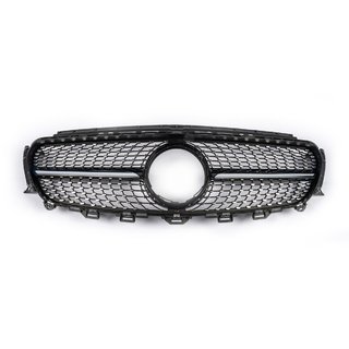 Přední maska chladiče Diamond Black (pro Avantgarde/AMG-Line/E43 AMG/E53 AMG 2016-2020) Mercedes E-сlass W213 2016–2023 fotografie 2
