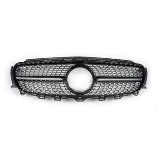 Přední maska chladiče Diamond Black (pro Avantgarde/AMG-Line/E43 AMG/E53 AMG 2016-2020) fotografie 2