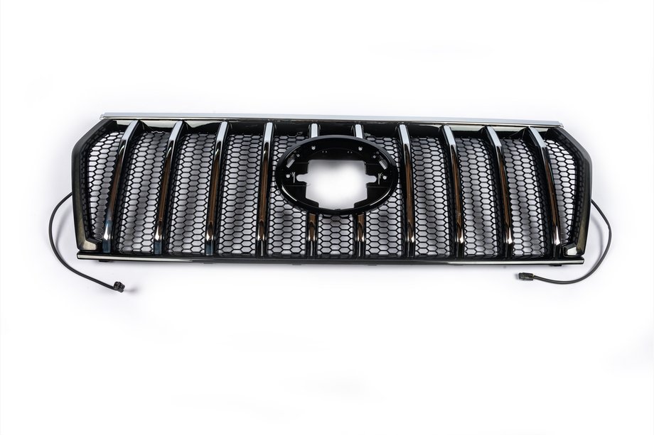 Toyota Land Cruiser Prado 150 2009–2023 Maska chladiče 2017↗ LED (Zeus Silver) Image