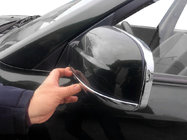 Hyundai Tucson JM 2004– VÝPRODEJ!!! Chromové lišty na zrcátka – horní část (plast) fotografie 1