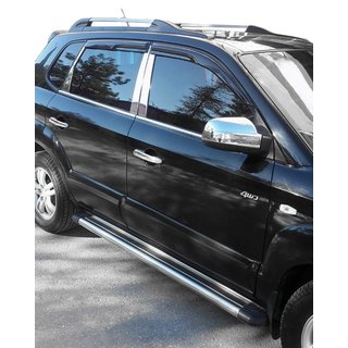 Nerezové kryty sloupků Hyundai Tucson JM 2004– fotografie 1
