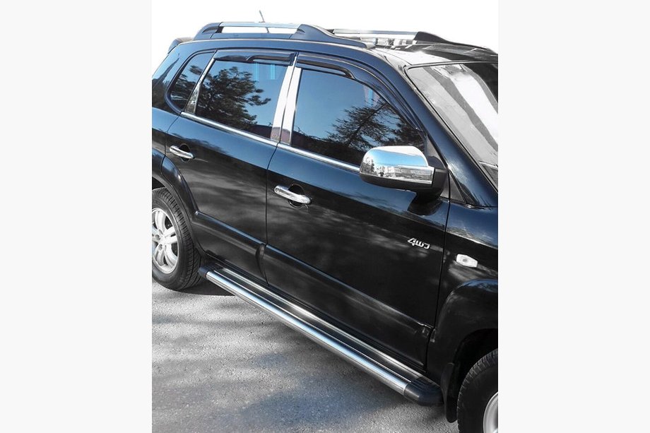 Hyundai Tucson JM 2004– Nerezové kryty sloupků Image