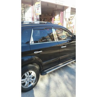 Nerezové kryty sloupků Hyundai Tucson JM 2004– fotografie 3