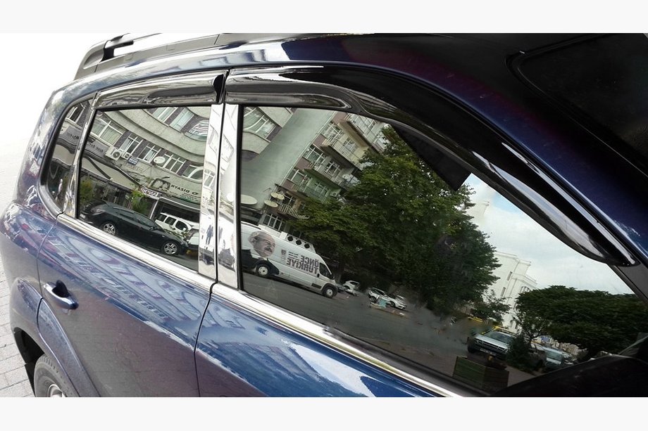 Hyundai Tucson JM 2004– Okenní ofuky (4 ks, Perflex Sport) Image