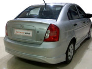Hyundai Accent 2006–2010 Zadní spodní nástavec (k lakování) fotografie 1