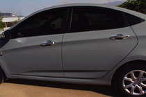 Hyundai Accent 2011–2017 Chromové kryty klik dveří (4 ks, nerez) fotografie 1