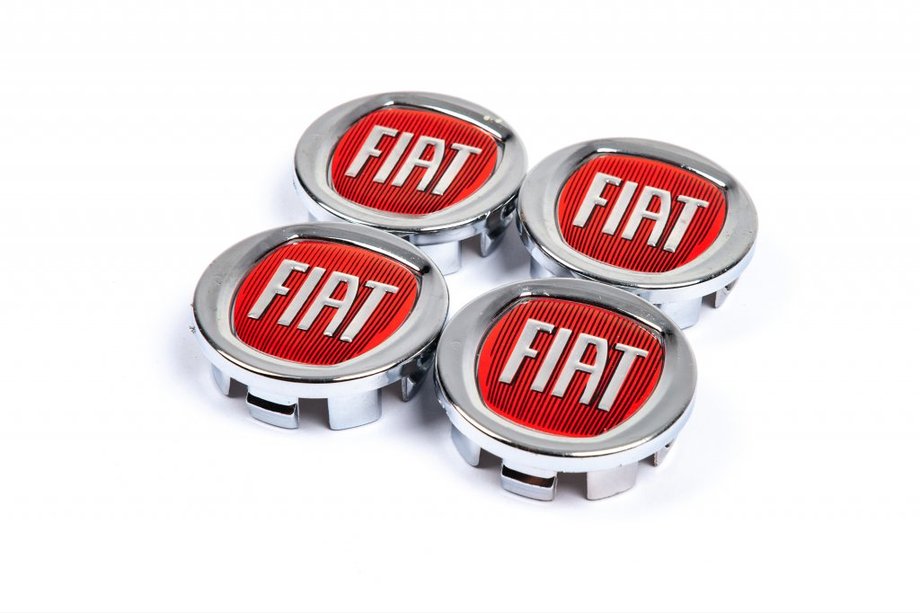 Fiat Idea 2003–2016 Středové krytky do originálních disků 49/42,5 mm V-2 (4 ks) Image