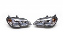 BMW X5 E70 2007–2013 Přední světlomety (2 ks, čiré) fotografie 1