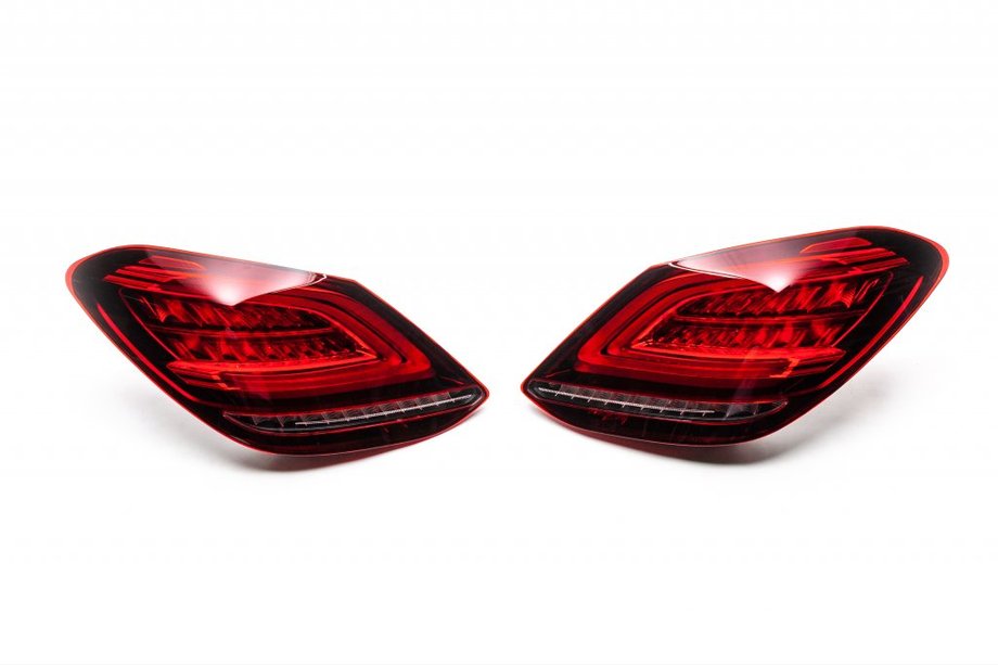 Mercedes C-Class W205 2014–2021 Zadní světla facelift (2 ks) Fotografie 1