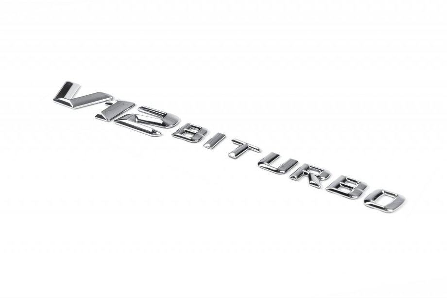 Mercedes E-сlass W213 2016–2023 Nápis V12 Biturbo (chrom) Image