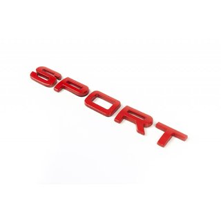Nápis Sport (červený) Range Rover Sport 2005–2013 fotografie 1