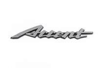 Hyundai Accent 2000–2006 Nápis Accent 16 cm (Turecko) fotografie 1