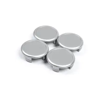 Středové krytky kol 57/62 mm V3 šedé (4 ks) fotografie 1