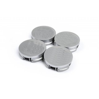 Středové krytky disků 52/56 mm V4 šedé (4 ks)