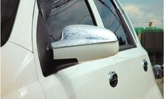 Chevrolet Aveo T200 2002–2008 Chromové kryty zrcátek – horní část (2 ks, plast) fotografie 1