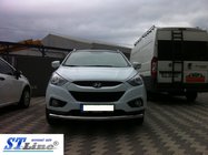Hyundai IX-35 2010–2015 Přední ochranný rám ST008 (nerez) fotografie 2