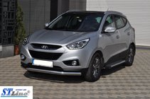 Hyundai IX-35 2010–2015 Přední ochranný rám ST008 (nerez) fotografie 5