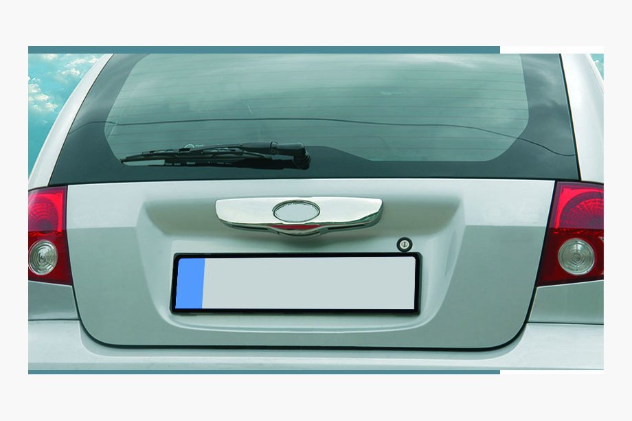 Hyundai Getz 2002– Nerezová lišta nad SPZ (2002-2006) Fotografie 4