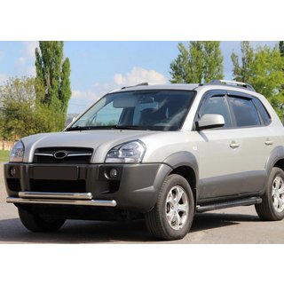 Přední ochranný rám ST014 (nerez) Hyundai Tucson JM 2004– fotografie 1