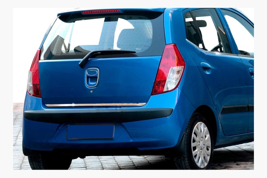 Hyundai I-10 2008–2013 Nerezová lišta na hranu víka kufru Image