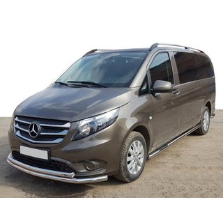 Přední ochranný rám ST014 (nerez) Mercedes Vito/V-class W447 2014– fotografie 1