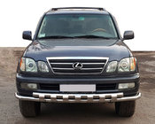 Lexus LX470 1998–2007 Přední ochranný rám ST015 (nerez) fotografie 1