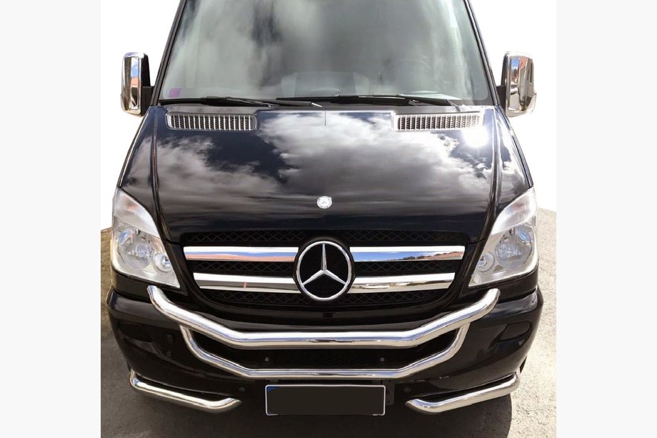 Mercedes Sprinter W906 2006–2018 Nerezový přední ochranný rám OM3-2 (2013+) Horní Image
