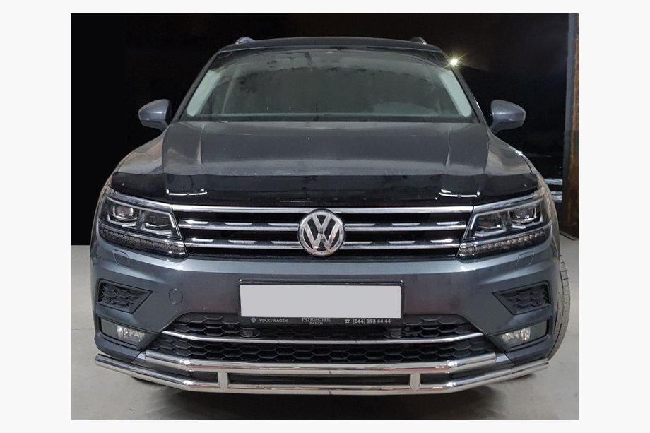 Volkswagen Tiguan 2016–2023 Přední ochranný rám ST016 (nerez) Image