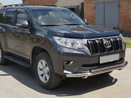 Toyota Land Cruiser Prado 150 2009–2023 Přední ochranný rám ST014 (nerez) 70/42 mm fotografie 1
