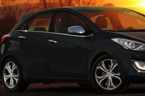 Hyundai I-30 2012–2017 Zlevněno! Lišta bočního okna (HB, nerez) fotografie 1