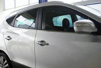 Hyundai IX-35 2010–2015 Spodní okenní lišty (6 ks, nerez) fotografie 2