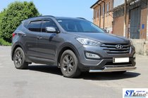 Hyundai Santa Fe 3 2012–2018 Přední ochranný rám ST014 (nerez) fotografie 2