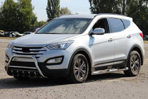 Hyundai Santa Fe 3 2012–2018 Přední nerezový ochranný rám WT003 fotografie 1