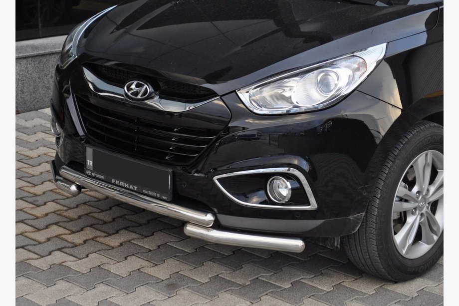 Hyundai IX-35 2010–2015 Přední ochranný oblouk ST014-1 (nerez) Image