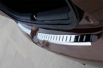 Hyundai I-20 2014–2020 Nerezové kryty zadního nárazníku OmsaLine 2014-2018 (2 díly) fotografie 1