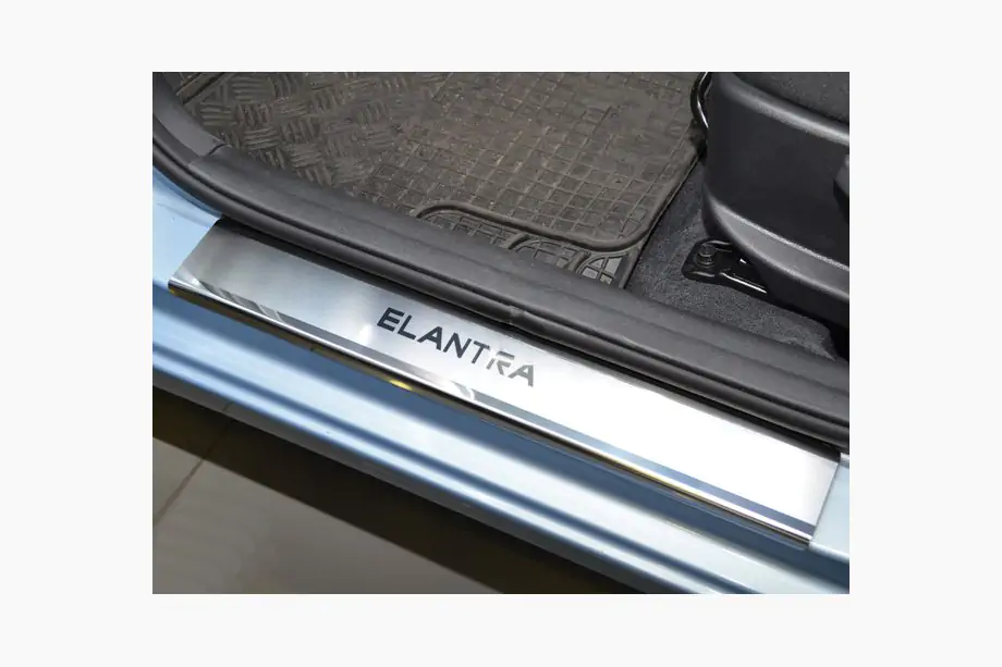 Hyundai Elantra (MD/UD) 2011–2015 Nerezové kryty prahů Nataniko (4 ks, nerez) Image